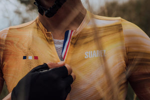 2023 Tour de France Jaune Mens Avant Short Sleeve Jersey by Suarez