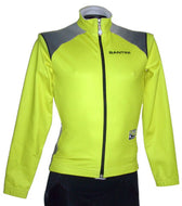 K2 Softshell Windproof Mens Cycling Jacket in Yellow by Santini