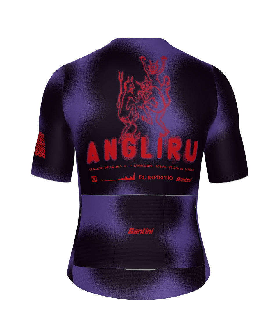 La Vuelta Angliru Stage Jersey, Back View