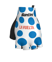 Official 2025 La Vuelta Espana Polka Dot KOM Climbers Gloves by Santini
