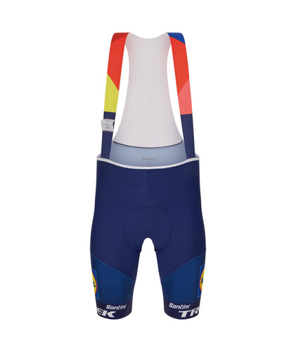 Official 2025 Lidl-Trek Mens Team Issue Bib Short Navy by Santini