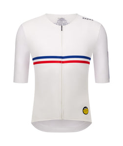 Official 2025 Tour de France MAILLOT JAUNE HAUTACAM Mens Jersey by Santini
