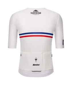 Official 2025 Tour de France MAILLOT JAUNE HAUTACAM Mens Jersey by Santini