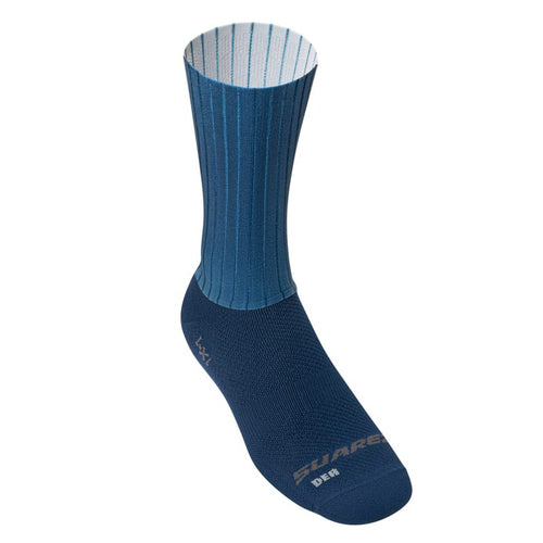 Aero 2.3 Cycling Socks High Profile 7 inch in Navy by Suarez