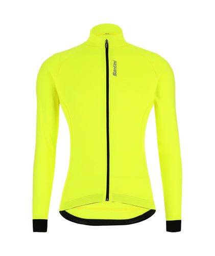 Ora LONG-SLEEVED JERSEY in Flouro Green by Santini