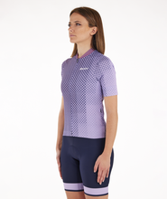 2024 Paws Short Sleeve Womens Cycling Jersey Lilac by Santini