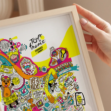 Tour de France Women Poster - Doodle Art