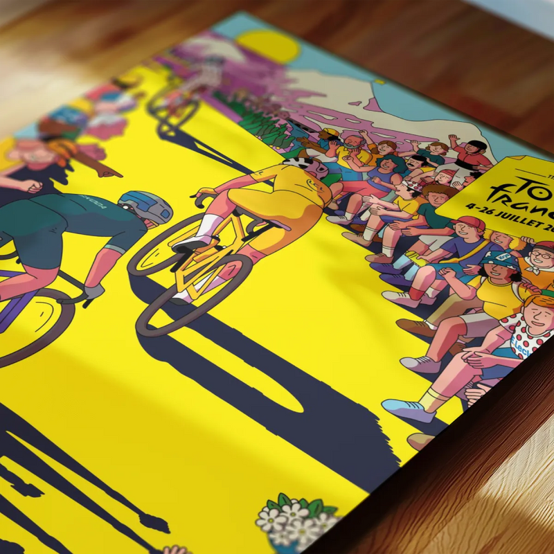Official Poster of the 2026 Men's Tour de France