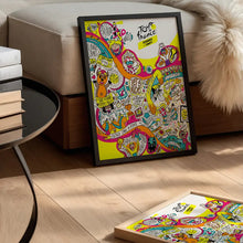 Tour de France Women Poster - Doodle Art