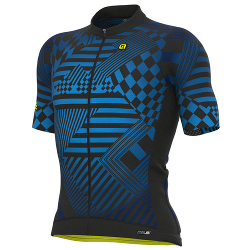 PR-S Checker Short Sleeve Jersey Blue by Ale