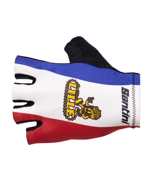 Official 2025 Tour de France Grand Depart Lille Gloves by Santini