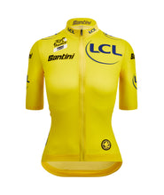 Official 2025 Tour de France Femmes Avec Zwift Womens Yellow Jersey by Santini