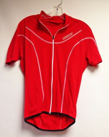 Custom Red Short Sleeve Cycling Jersey Made for Cento by GSG