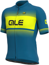 Solid Blend Short Sleeve Jersey Blue/Yellow by Ale