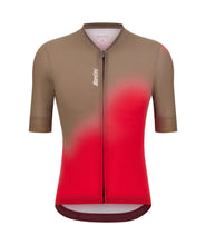 Spot Men's Short Sleeve Cycling Jersey in Rasberry by Santini