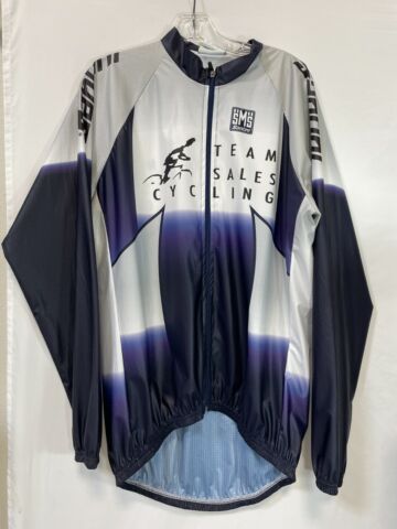 Team Sales Cycling Packable Lightweight Wind Jacket by Santini