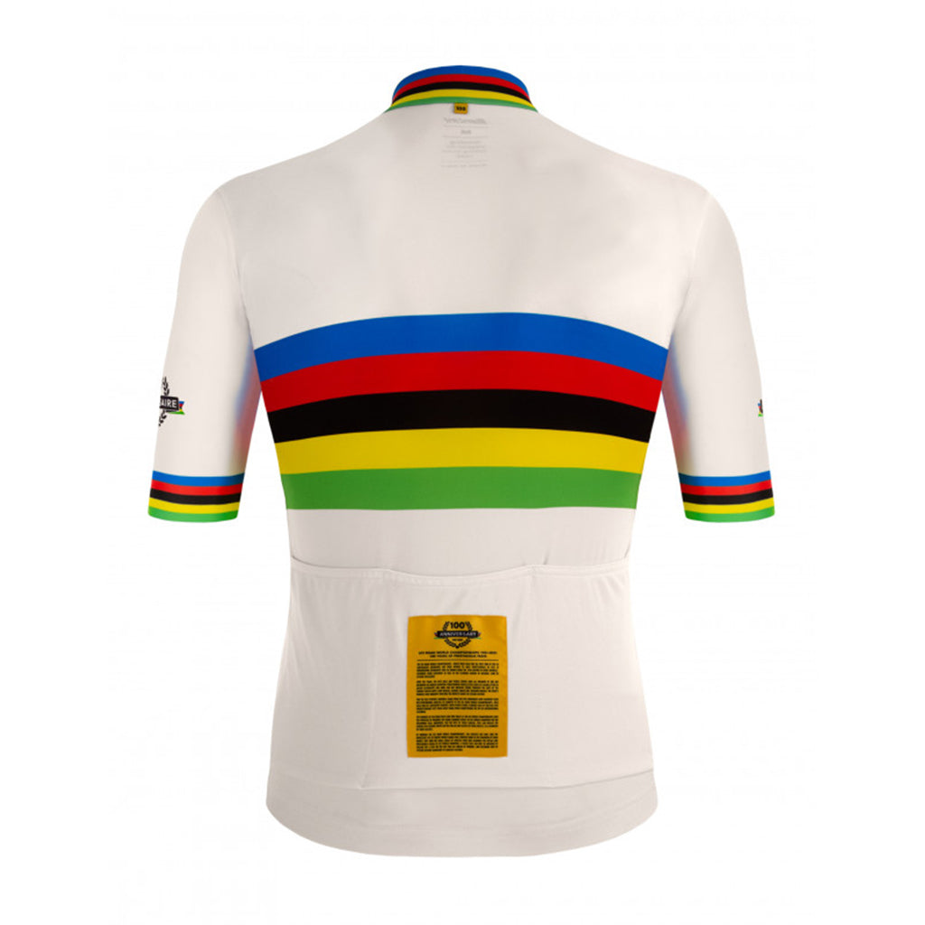 UCI 100 Years Limited Edition Gold World Champion Jersey by Santini