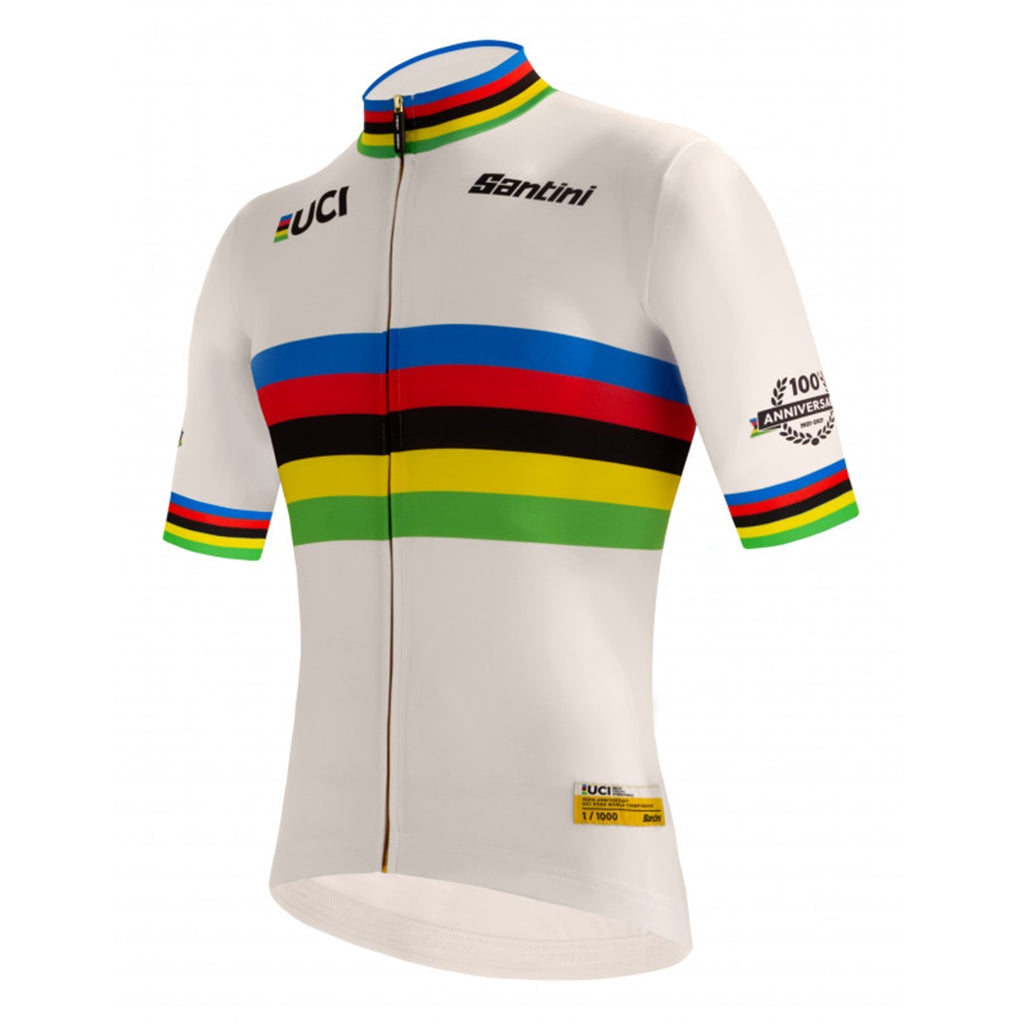 UCI 100 Years Limited Edition Gold World Champion Jersey by Santini
