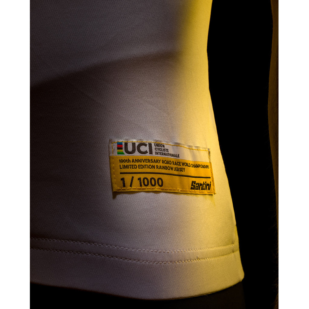 UCI 100 Years Limited Edition Gold World Champion Jersey by Santini