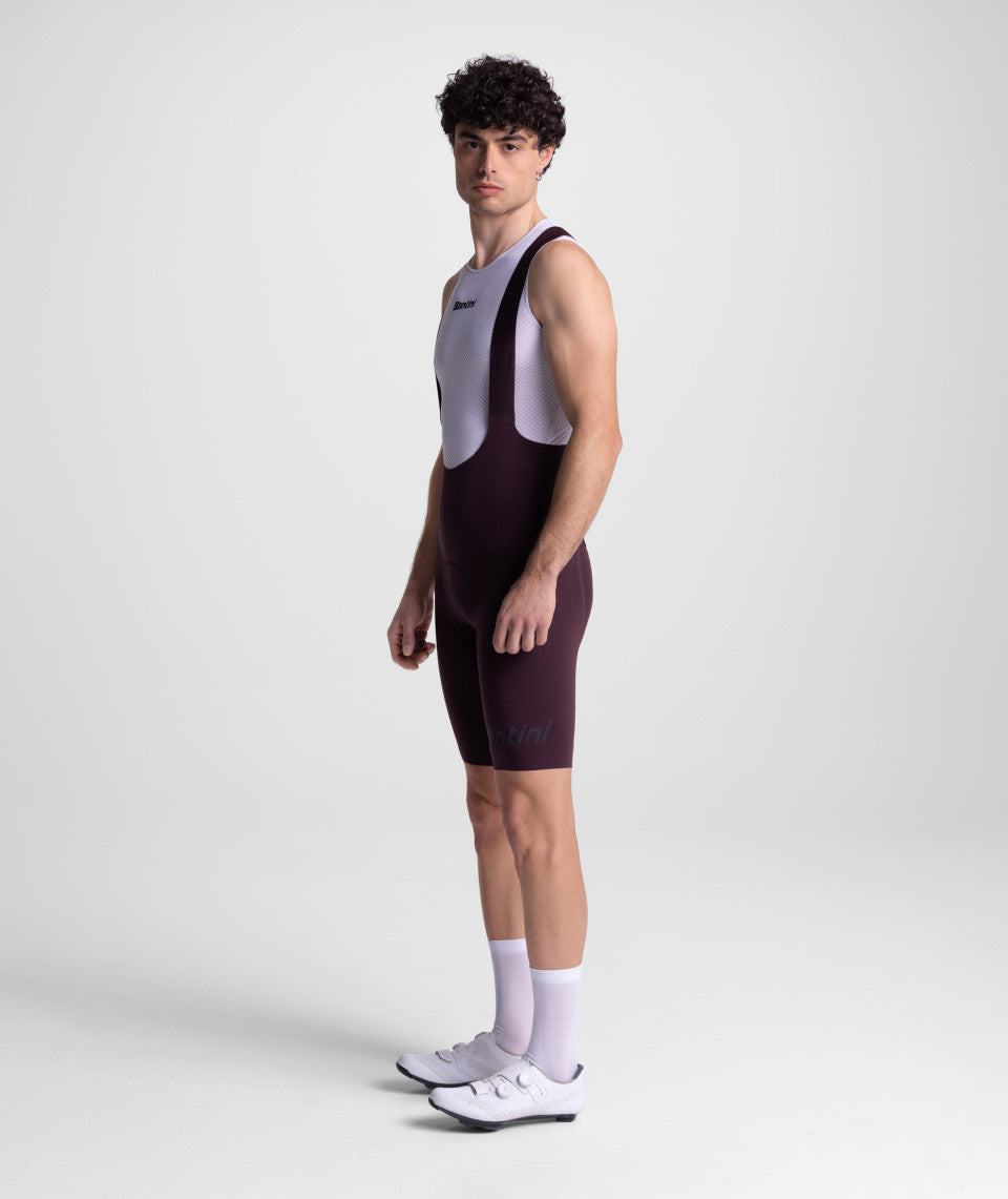 UNICO EDGE – MEN’S BIB SHORTS - Burgundy
