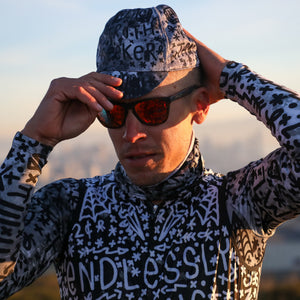 Chas Christiansen X Headdy NotChas 'Truth Seeker' Cycling Cap in Grey | Cento Cycling
