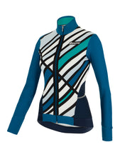 Coral Raggio Jersey by Santini in Teal | Cento Cycling