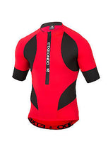 Trier TX Short Sleeve Cycling Jersey Red / Black by Etxeondo