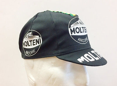 Molteni Cycling Cap in Black | Made in Italy by Apis | Cento Cycling