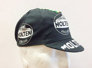 Molteni Cycling Cap in Black | Made in Italy by Apis | Cento Cycling