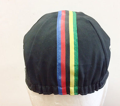 Eddy Merckx Vintage Cycling Cap in Black by Apis