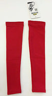 No Logo Super Roubaix Cycling Arm Warmers in Red by GSG