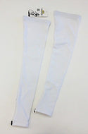 No Logo Super Roubaix Cycling Leg Warmers in White by GSG
