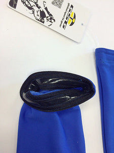 No Logo Super Roubaix Cycling Arm Warmers in Royal Blue by GSG