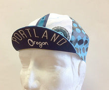 Portland Oregon "Rain Drop" Cycling Cap - Blue | Cento Cycling