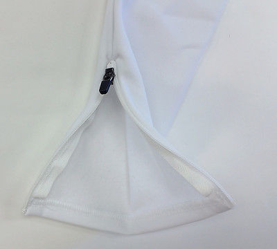 No Logo Super Roubaix Cycling Leg Warmers in White by GSG