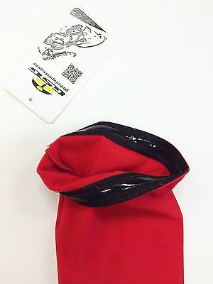 No Logo Super Roubaix Cycling Knee Warmers in Red by GSG