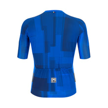 Karma Kinetic Mens Short Sleeve Jersey in Blue - by Santini | Cento Cycling