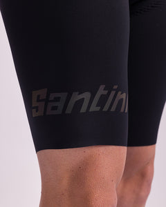 Unico Mens Bib Shorts Black by Santini