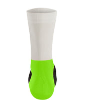 Bengal High Profile Cycling Socks - in Flouro Green - by Santini | Cento Cycling