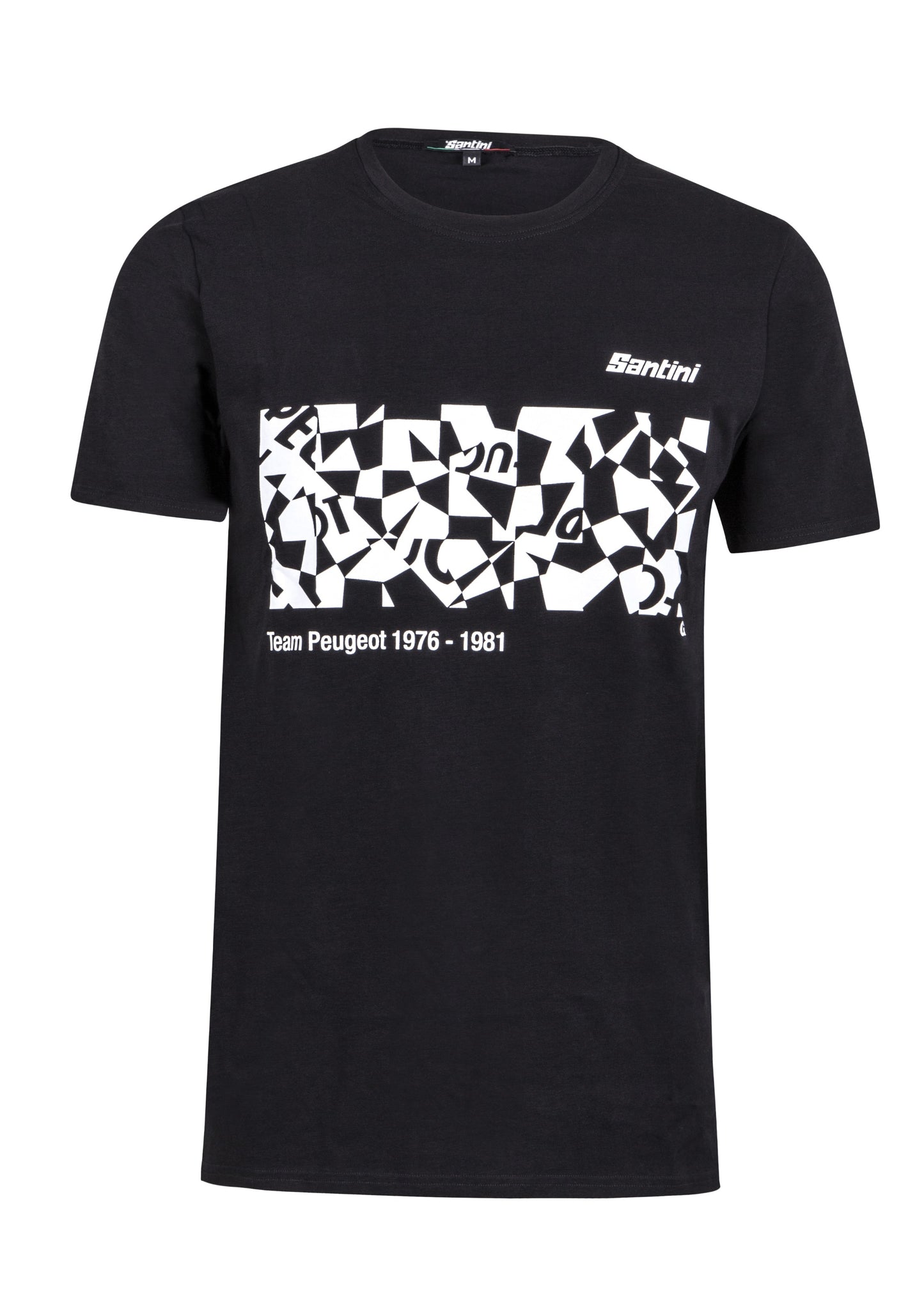 Team Peugeot Art Series Mens T-Shirt Made in Italy by Santini