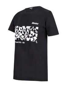 Team Peugeot Art Series Mens T-Shirt Made in Italy by Santini