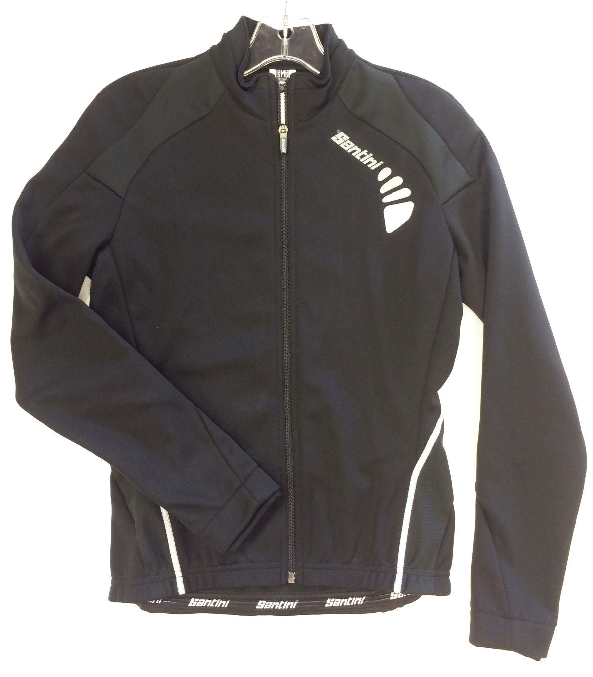 Monella Windproof Womens Cycling Jacket Black by Santini