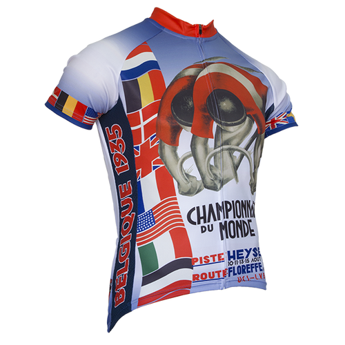 1935 World Championships Short Sleeve Jersey by Retro Image Apparel