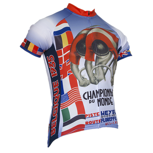 1935 World Championships Short Sleeve Jersey by Retro Image Apparel