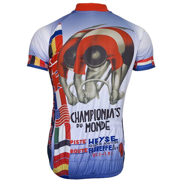 World Championships 1935 Short Sleeve Jersey by Retro Image Apparel