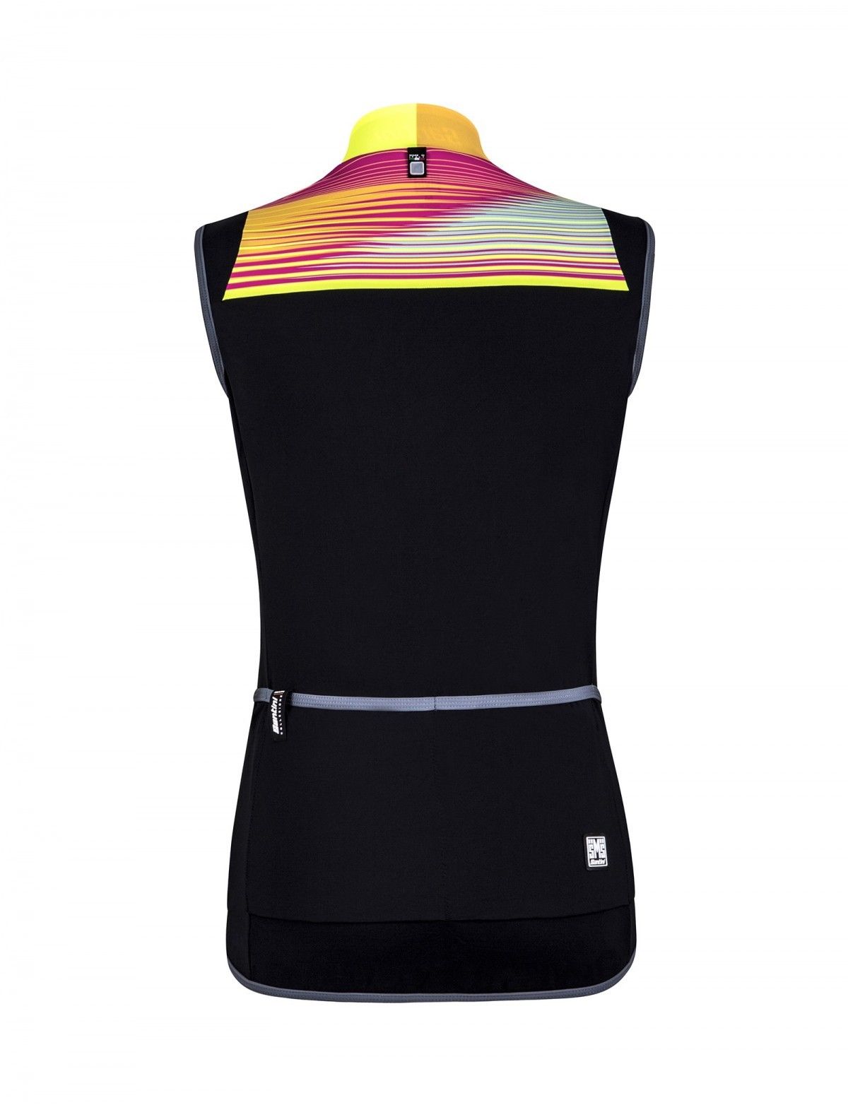 Women's Anna Meares Collection: Cycling Sleeveless Jersey 2.0 - Black by Santini.