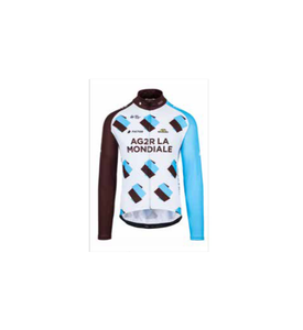 TEAM AG2R Winter CYCLING LONG SLEEVE JERSEY - by GSG | Cento Cycling