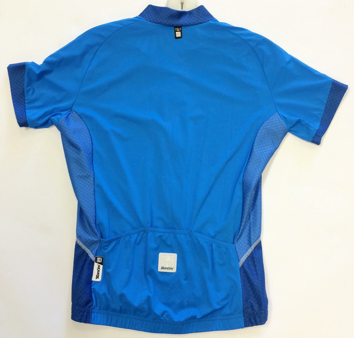 Monella Short Sleeve Womens Cycling Jersey Blue by Santini