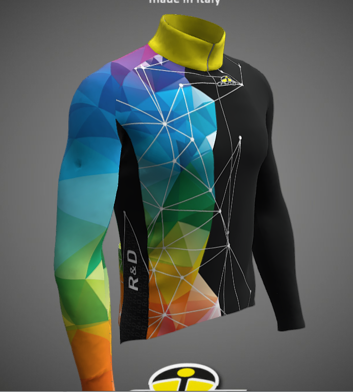 Spider Design Winter Thermofleece Long Sleeve Jersey by GSG