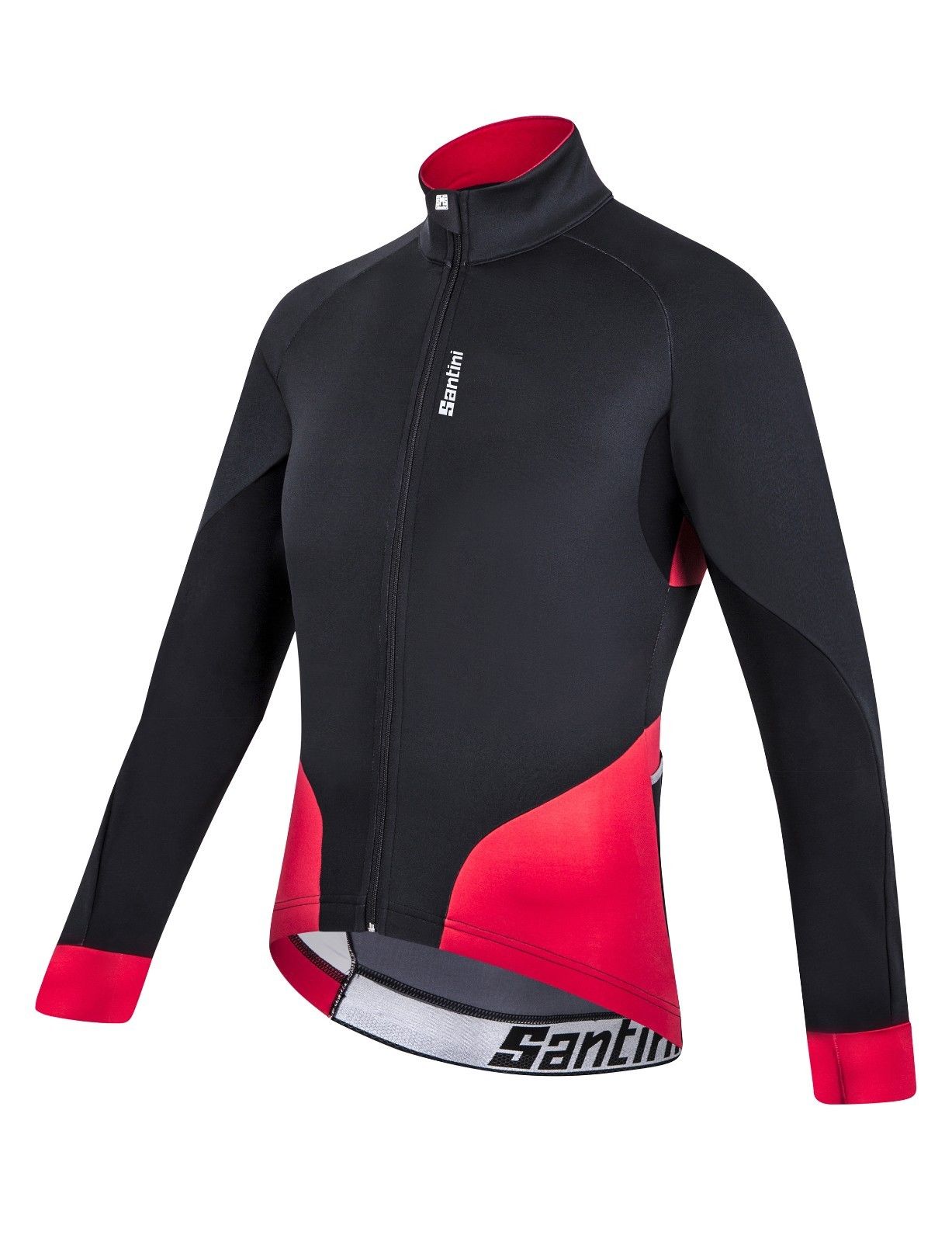 Beta Windstopper Mens Softshell Jacket Black/Red by Santini